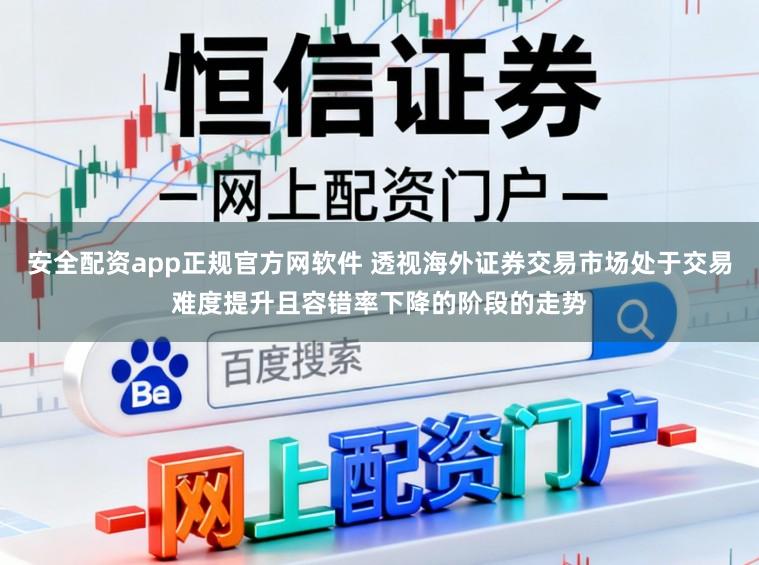 安全配资app正规官方网软件 透视海外证券交易市场处于交易难度提升且容错率下降的阶段的走势