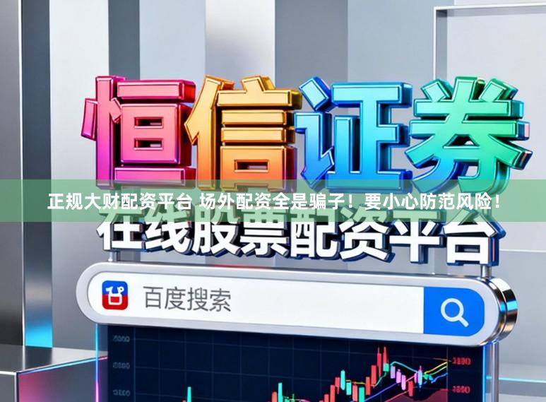 正规大财配资平台 场外配资全是骗子!要小心防范风险!