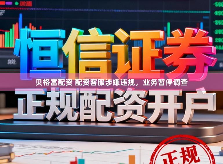 贝格富配资 配资客服涉嫌违规，业务暂停调查
